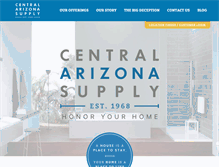 Tablet Screenshot of centralazsupply.com